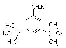 5-溴甲基-α,α,α',α'-四甲基-1,3-苯二乙腈